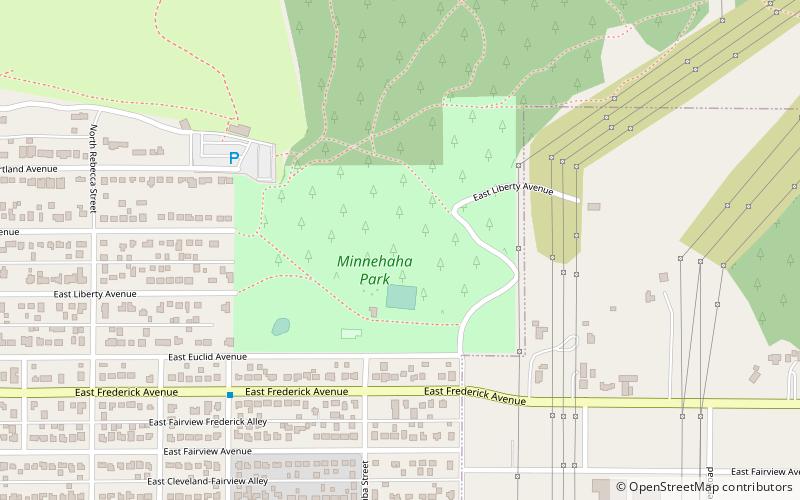 Minnehaha Park location map