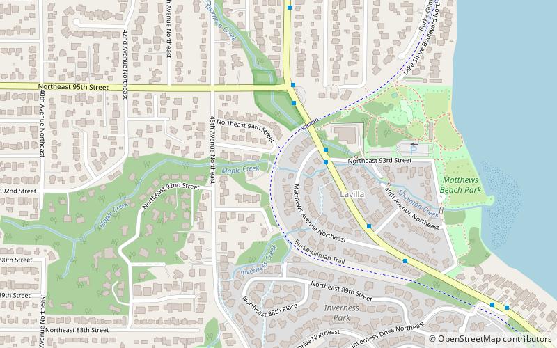 Burke-Gilman Trail location map