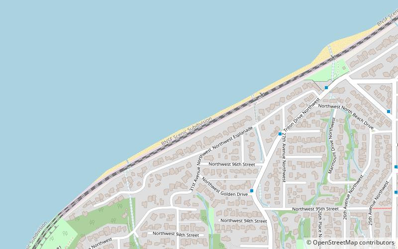 north beach seattle location map
