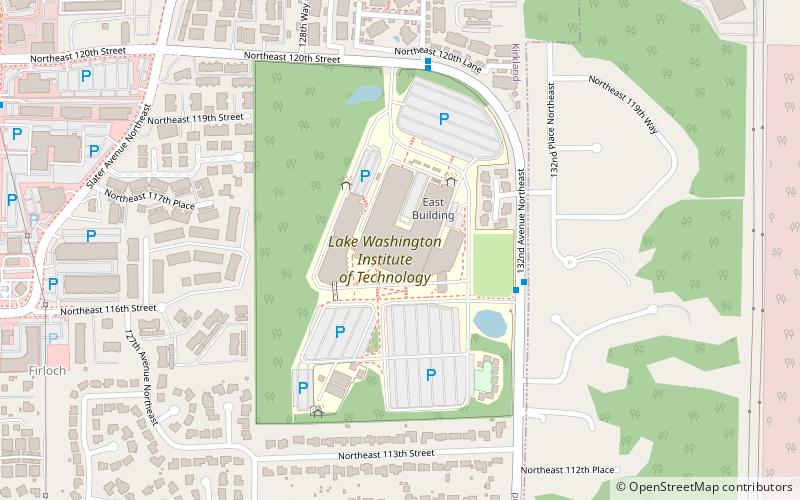 Lake Washington Institute of Technology location map