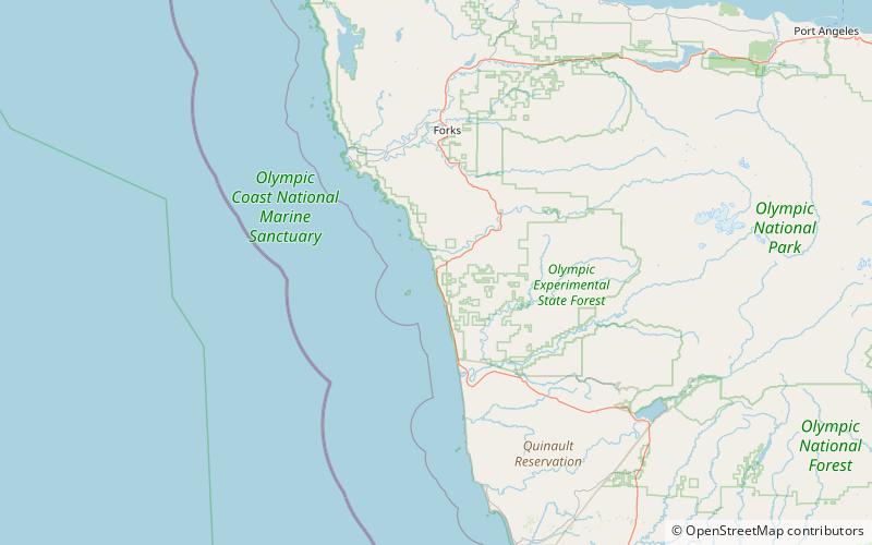 Ruby Beach location map