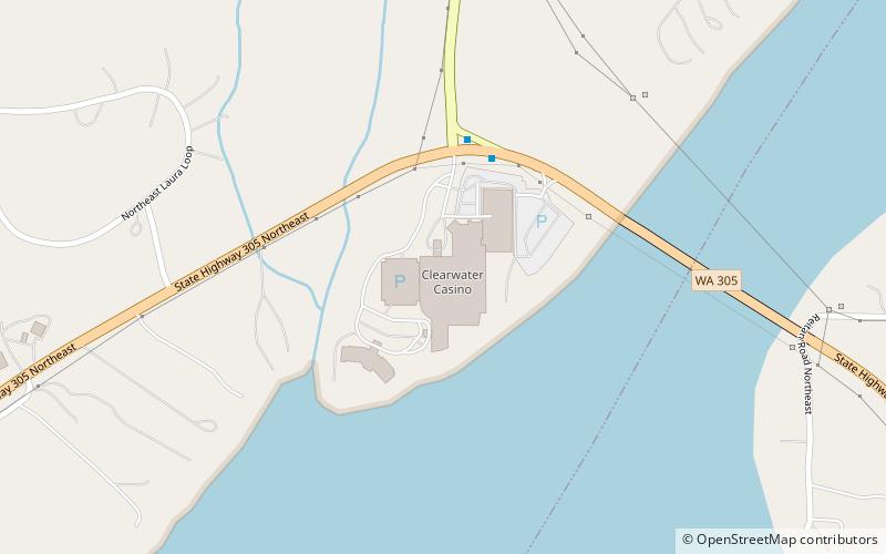 Suquamish Clearwater Casino Resort location map