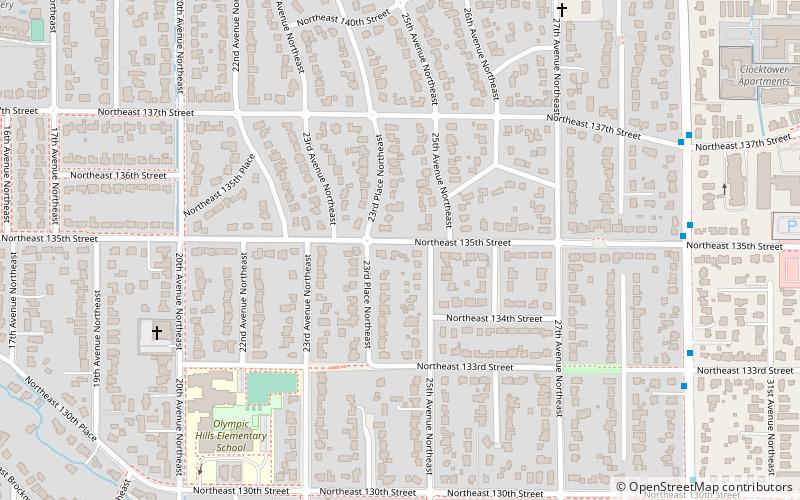 Olympic Hills location map