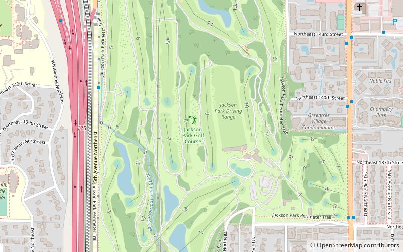 Jackson Park Golf Course location map