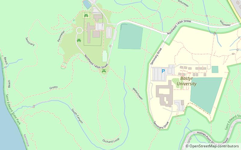 Saint Edward State Park location map