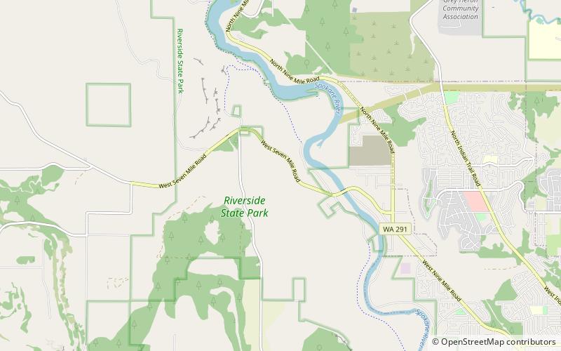 Riverside State Park location map