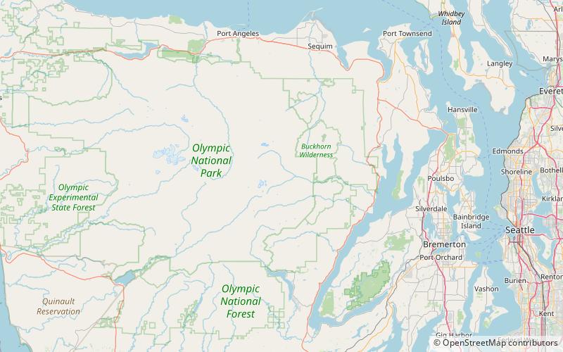piros spire olympic nationalpark location map