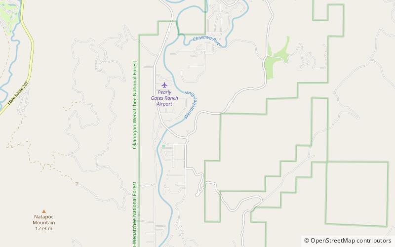 leavenworth ziplines location map