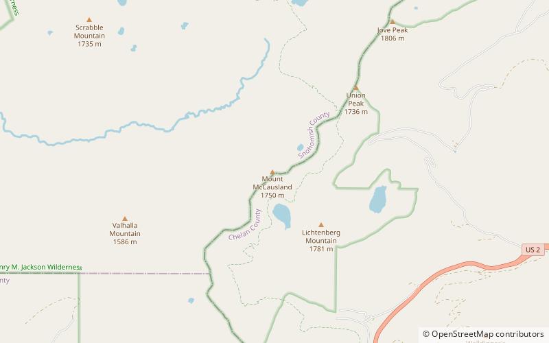 Mount McCausland location map