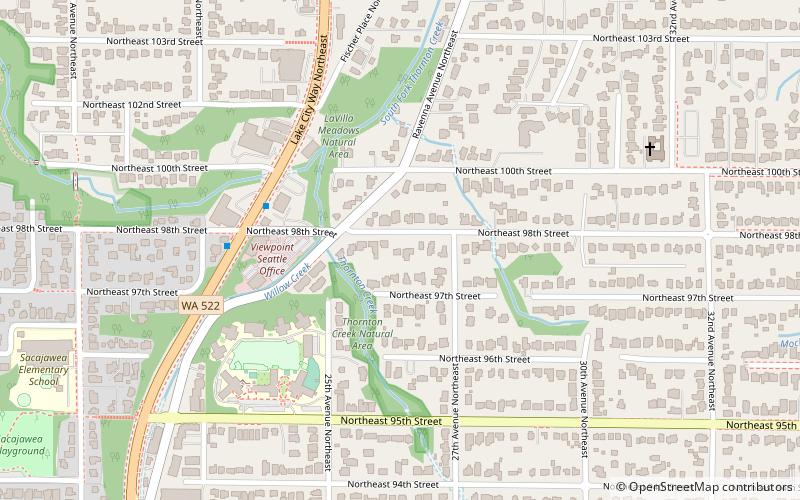 Washington's 46th legislative district location map