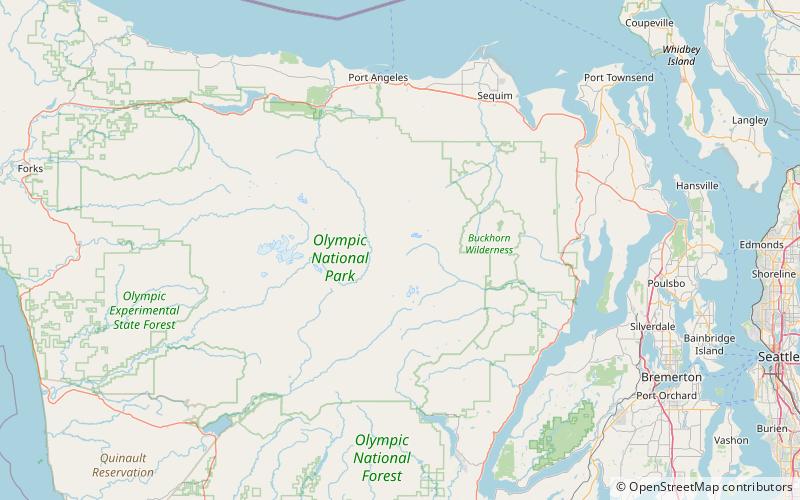 mount claywood olympic national park location map