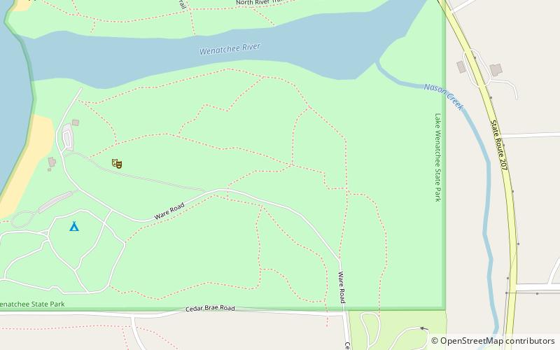 Park Stanowy Lake Wenatchee location map