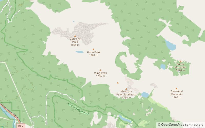 Gunn Peak location map
