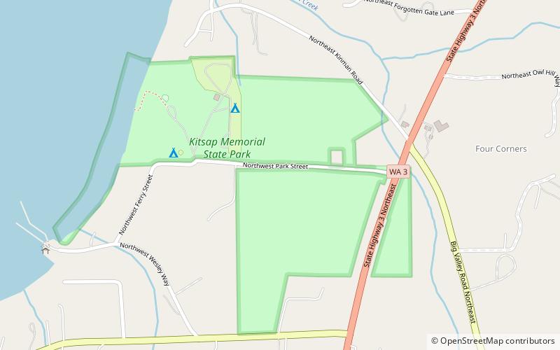 Kitsap Memorial State Park location map