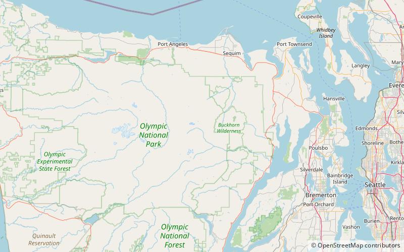 Parque nacional Olympic location map