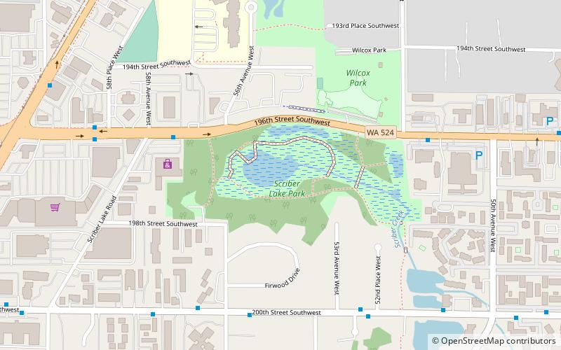 Scriber Lake Park location map