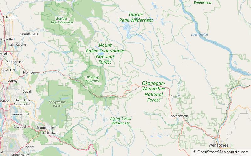 rapid river henry m jackson wilderness location map