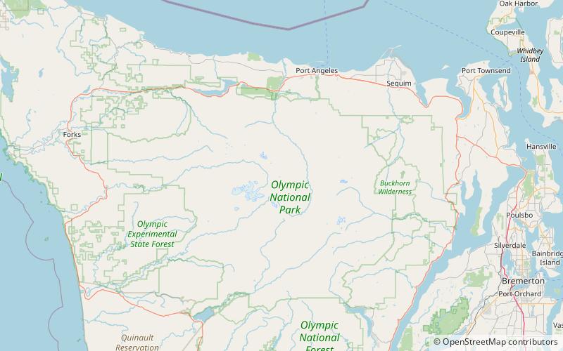 mount ferry parque nacional olympic location map