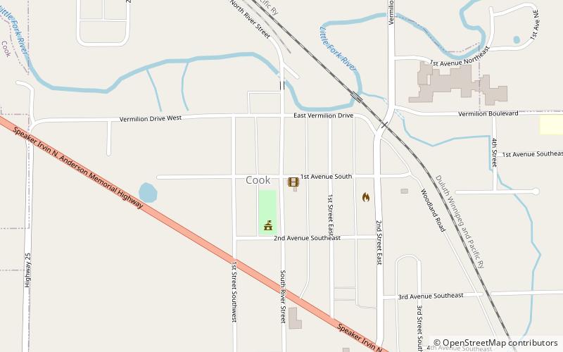 Cook Public Library location map