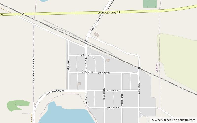 Douglas location map