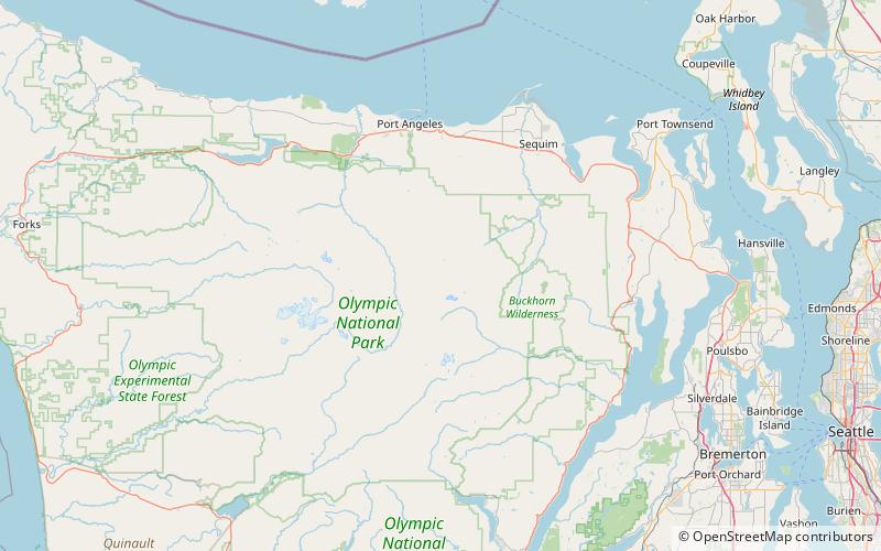 grand pass parque nacional olympic location map