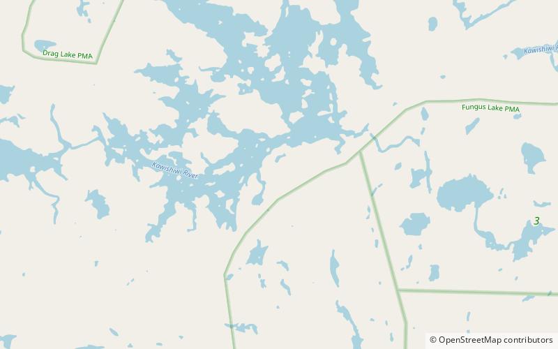 Insula Lake State Forest location map