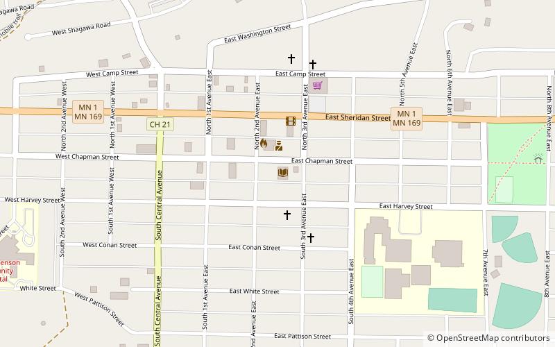 Public Library location map