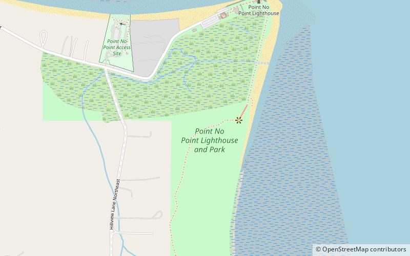 Point No Point location map