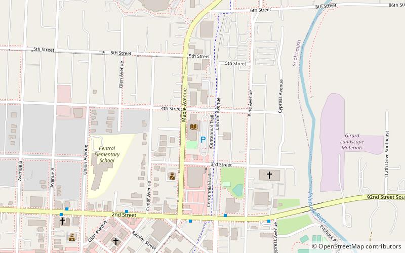 Snohomish Library location map