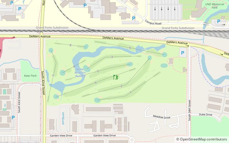 Ray Richards Golf Course location map
