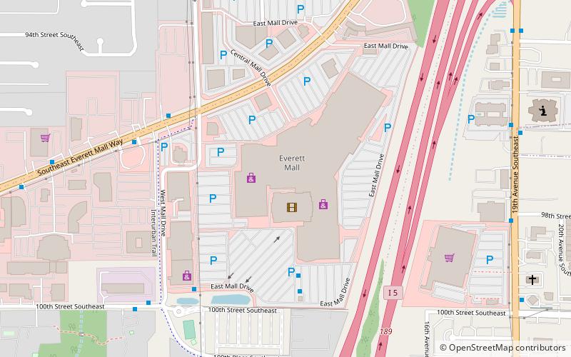 Everett Mall location map