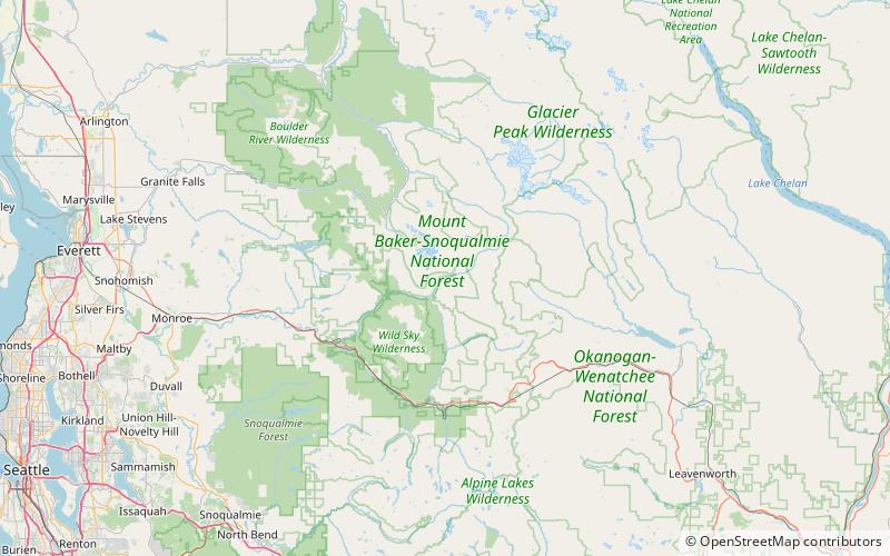 Deer Falls location map