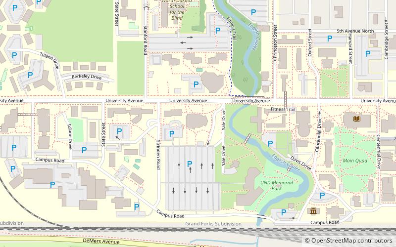 Chester Fritz Auditorium location map