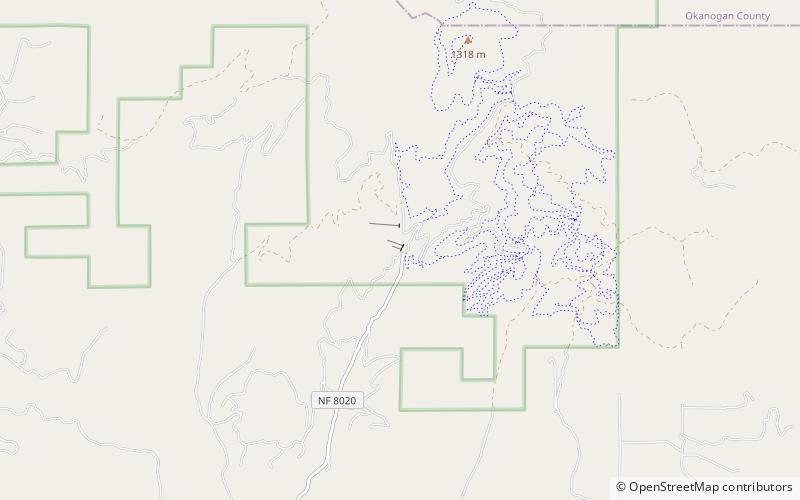 echo valley ski area foret nationale dokanogan location map