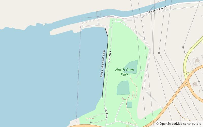 North Dam location map