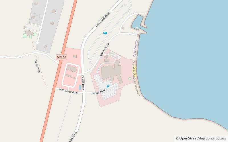 Grand Portage Lodge & Casino location map