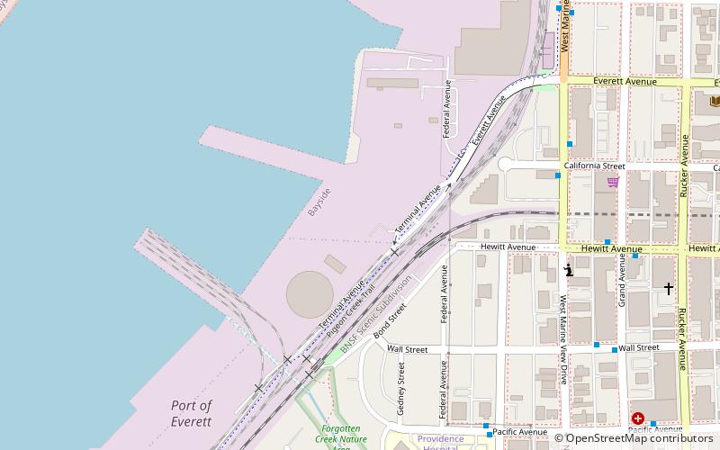Port of Everett location map
