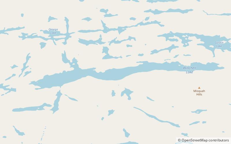 Winchell Lake location map