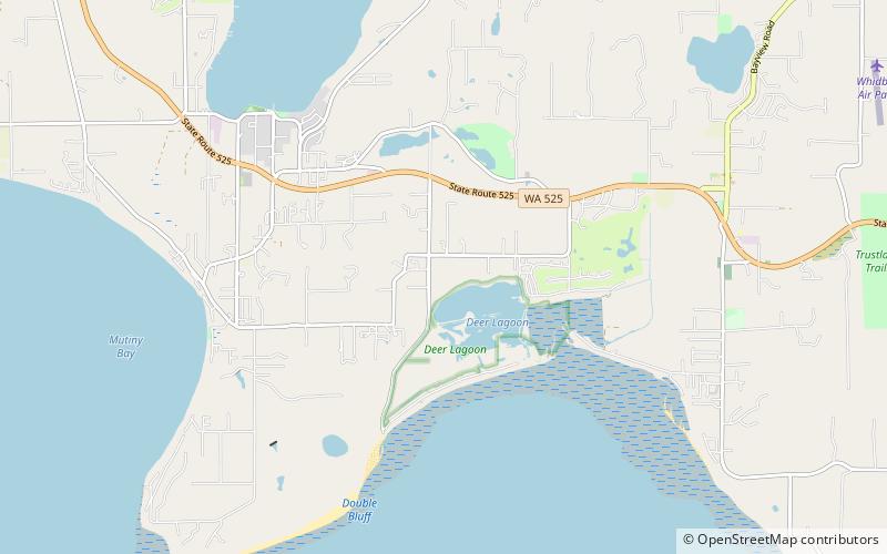 Double Bluff Beach location map