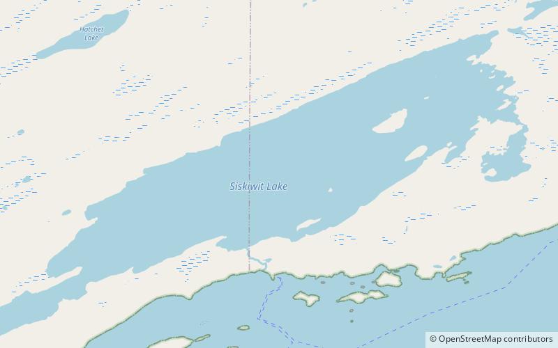 siskiwit lake parc national de lisle royale location map