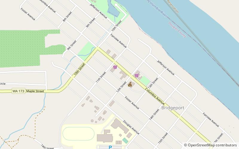 Bridgeport location map
