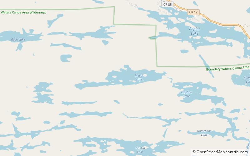 Meeds Lake location map