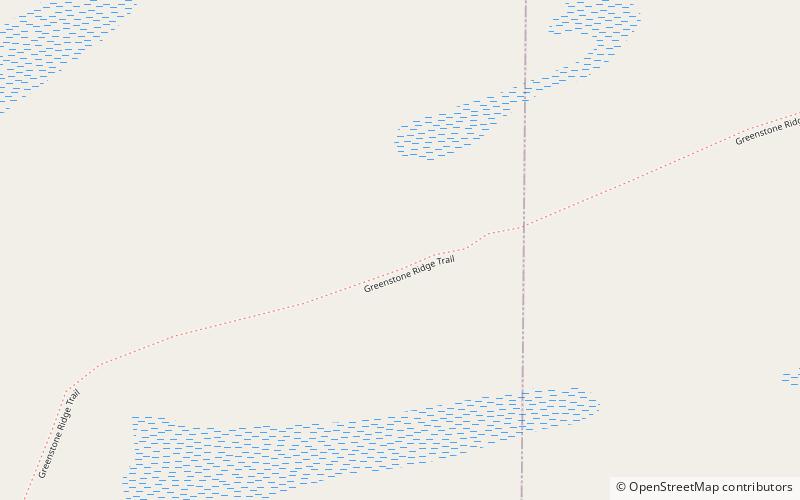 Greenstone Ridge Trail location map