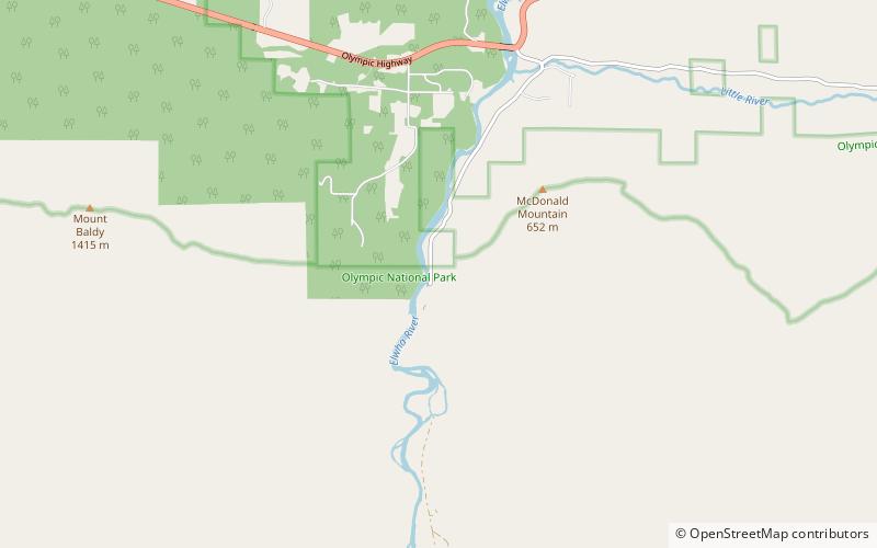 Madison Creek Falls location map