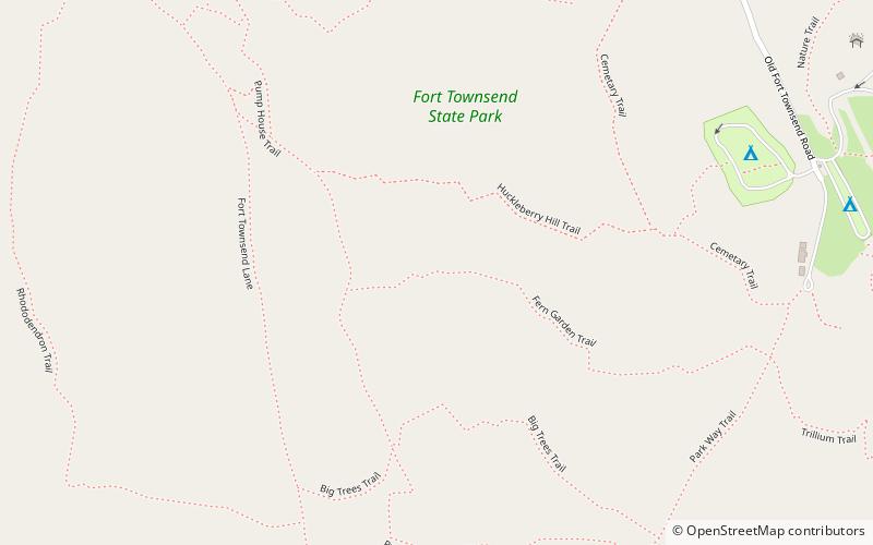 Fort Townsend State Park location map