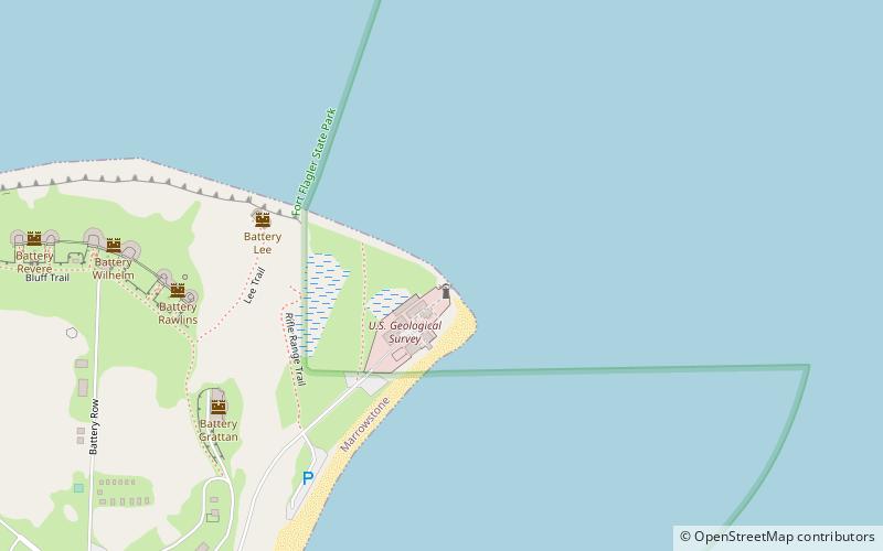Marrowstone Point Light location map