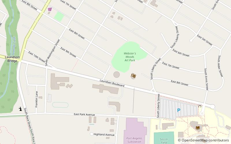 Port Angeles Fine Arts Center location map