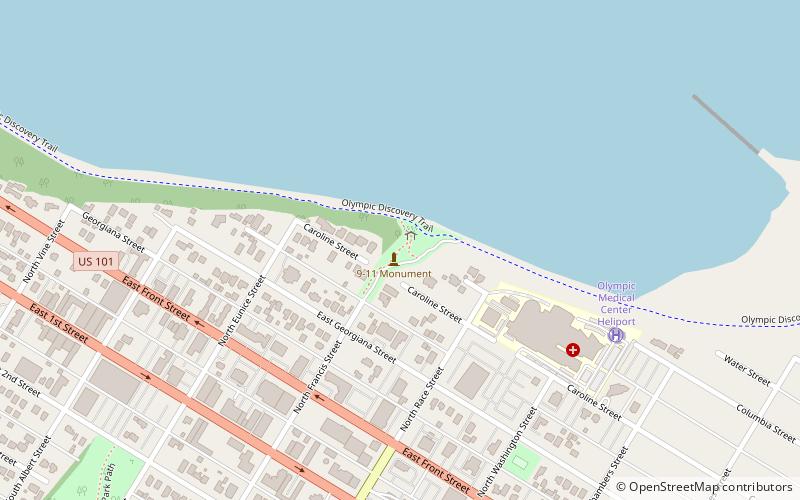 francis street park port angeles location map