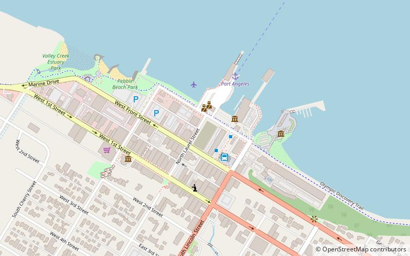 Harbor Art Gallery location map