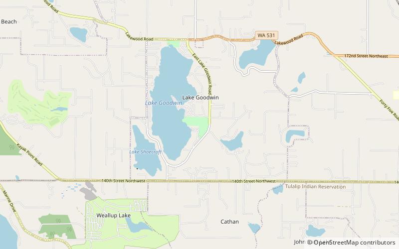 Wenberg County Park location map